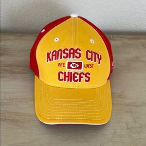 Kansas City Chiefs Reebok Yellow and Red Cap